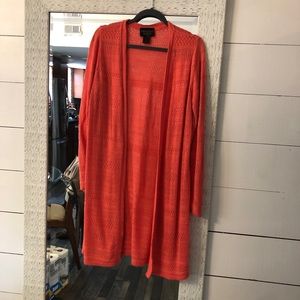 🎉5 for $25 sale🎉 cute orange lightweight duster